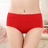 Ropa interior menstrual con cinturón de encaje de cintura media para mujer, bragas menstruales, ropa interior antifugas laterales agrandadas