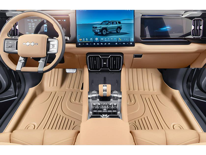 Equation 2025 TPE Leopard 8 Car Floor Mats - New Car Interior Modification Accessories
