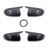 Fit For KIA K2 KX CROSS 2017-2020 RIO 4 2017-2025 Car Rearview Side Mirror Cover Horn Wing Cap Exterior Case Trim Sticker Carbon