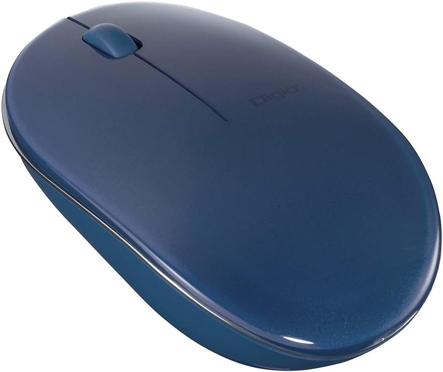 

Digio2 Bluetooth Mouse, Slim, 3-Button, Blue LED, Blue, MUS-BKT154NBL