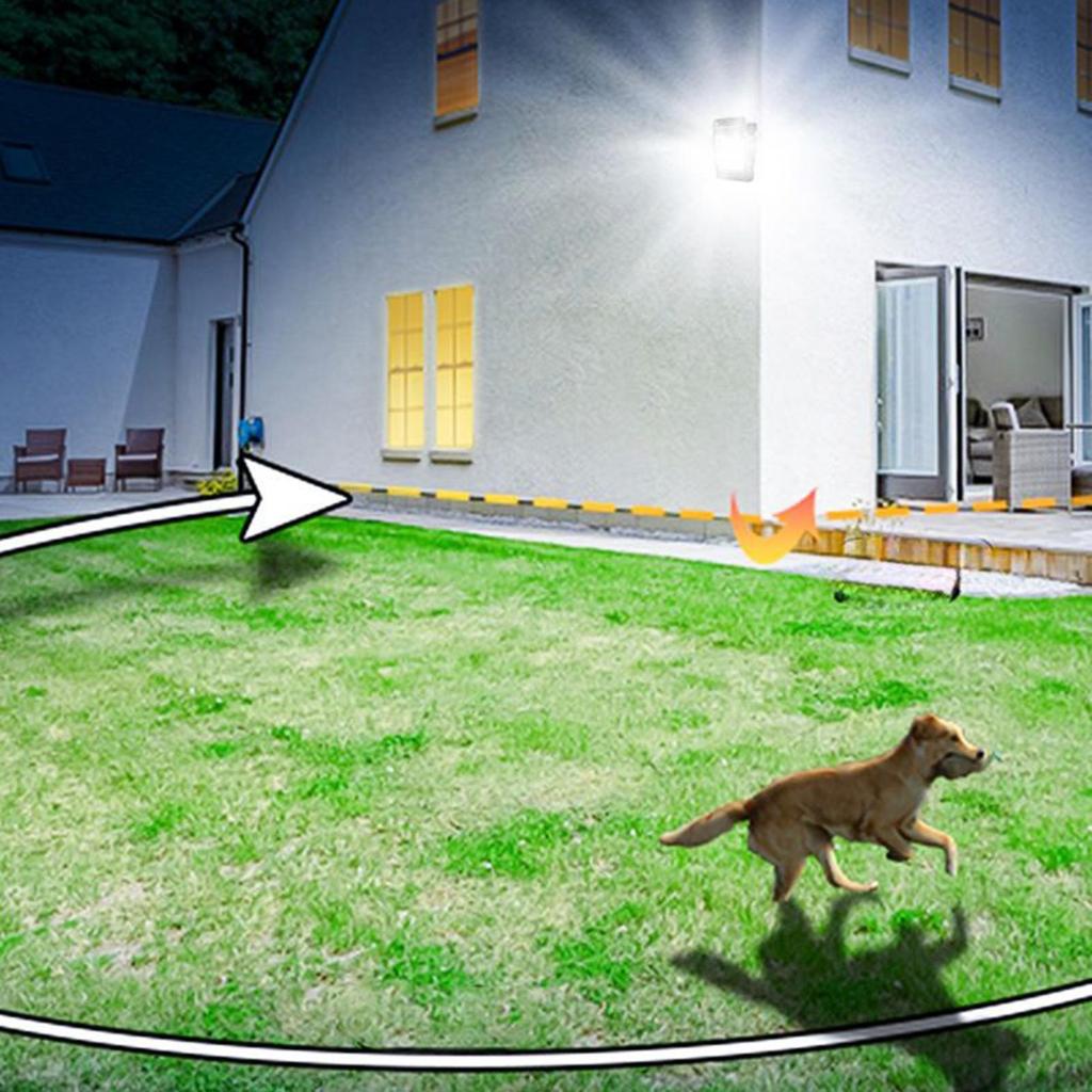 Clip on Solar Lights Outdoor Waterproof Motion Sensor Security Light Security Lighting for Gate Patio Deck Backyard Camping