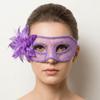 Multicolor Feather Mask Flower Masquerade Ball Mask  Holiday Costume Accessories
