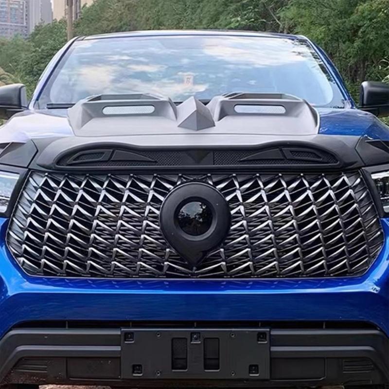 Car Air Flow Intake Hood Scoops Vents Center Side Hood Scoops Decorative Cover Automotive Accessories Easy Installation