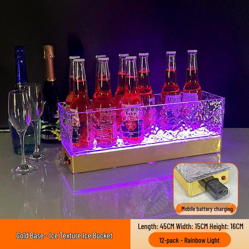 ZISIZ LED Luminous Ice Bucket