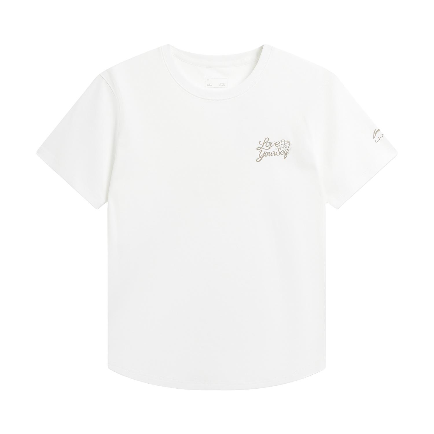 Li-Ning Quick-Dry Cool Round Neck Logo T-Shirt Women Tops ATSW270-8 S