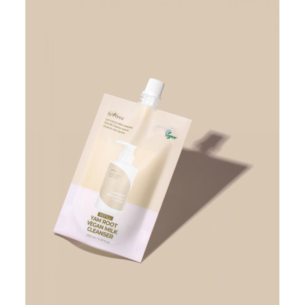 Isntree Yam Vegan Milk Cleanser Pouch  Refill  200ml none