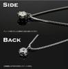 Cococal Platinum Necklace with Diamond Pendant 0.3ct