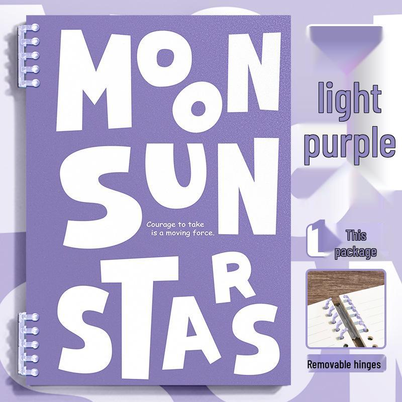 Retro American Loose-Leaf Notebook: Detachable, Comfortable, DIY Diary for Students - Available In B5, A5, A4 Sizes