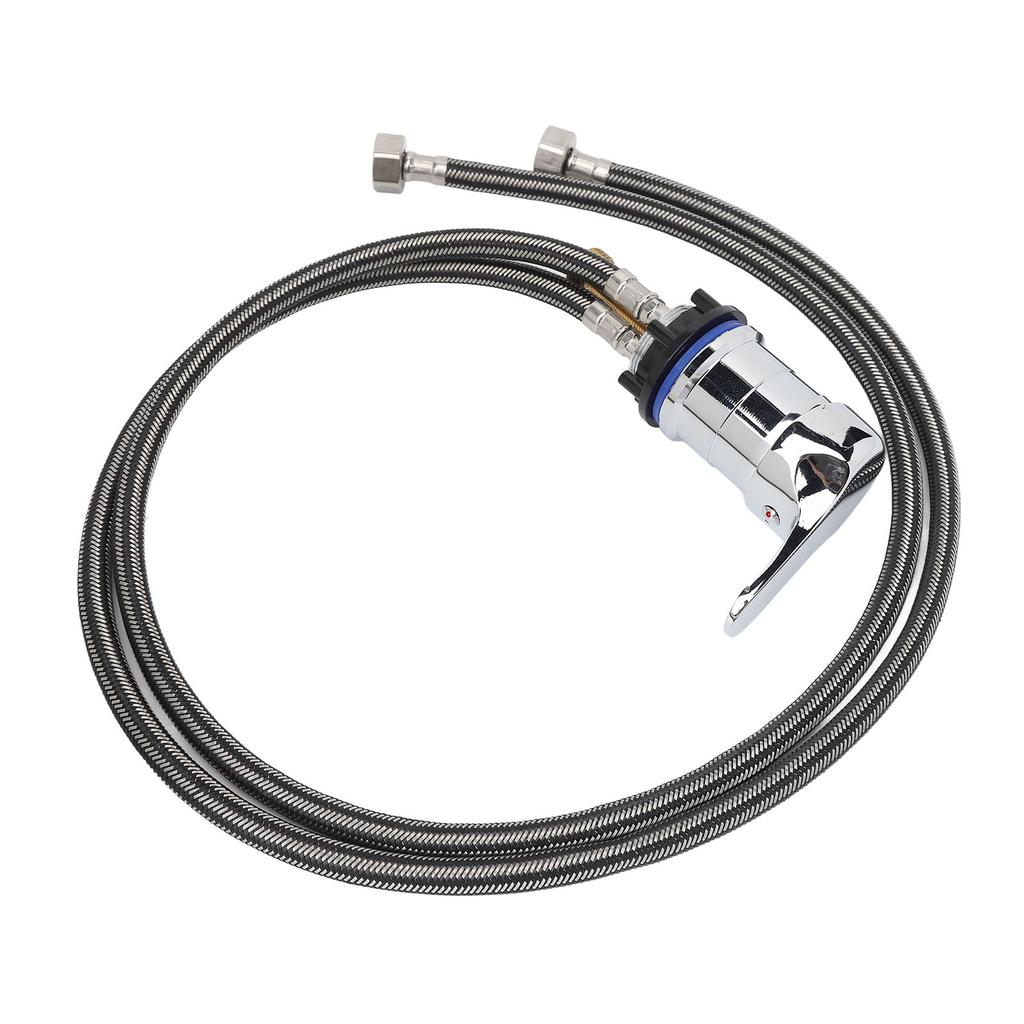 Shampoo Bowl Faucet Pressurization Water Saving 100cm Pipe 120cm Soft Hose Shampoo Bed Sprayer Kit