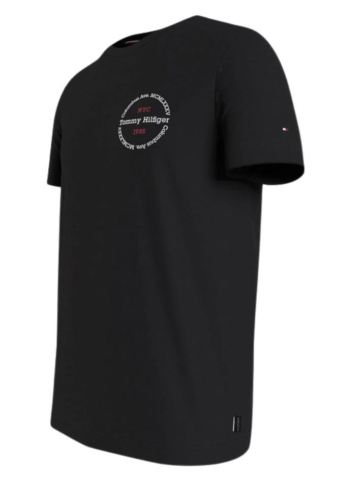 Tommy Hilfiger Black Men's Cotton T-shirt, Size L