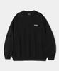 COLUMBIA UNIVERSITY Broadway Tiny Heavy Terry Crew Neck_Black