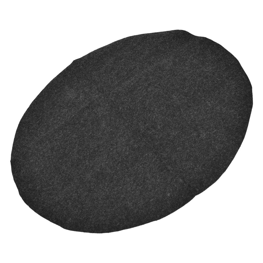 Barbecue Mat PE Oven Floor Mat Round Barbecue Mat BBQ OilProof and FlameRetardant 68cm X 68cm