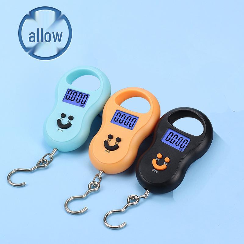 

Portable Mini Electronic Handheld Weighing Scale for Luggage and Food English Backlight Black (Bubble Wrap)