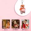 Cute Squishy Dog Squishy Pinchable Stress Relief Bag Funny Animal Bag Accessory [Vibrly] Super 3DFat Keychain, 3D, Inside, Belly, Squeeze, Charm,