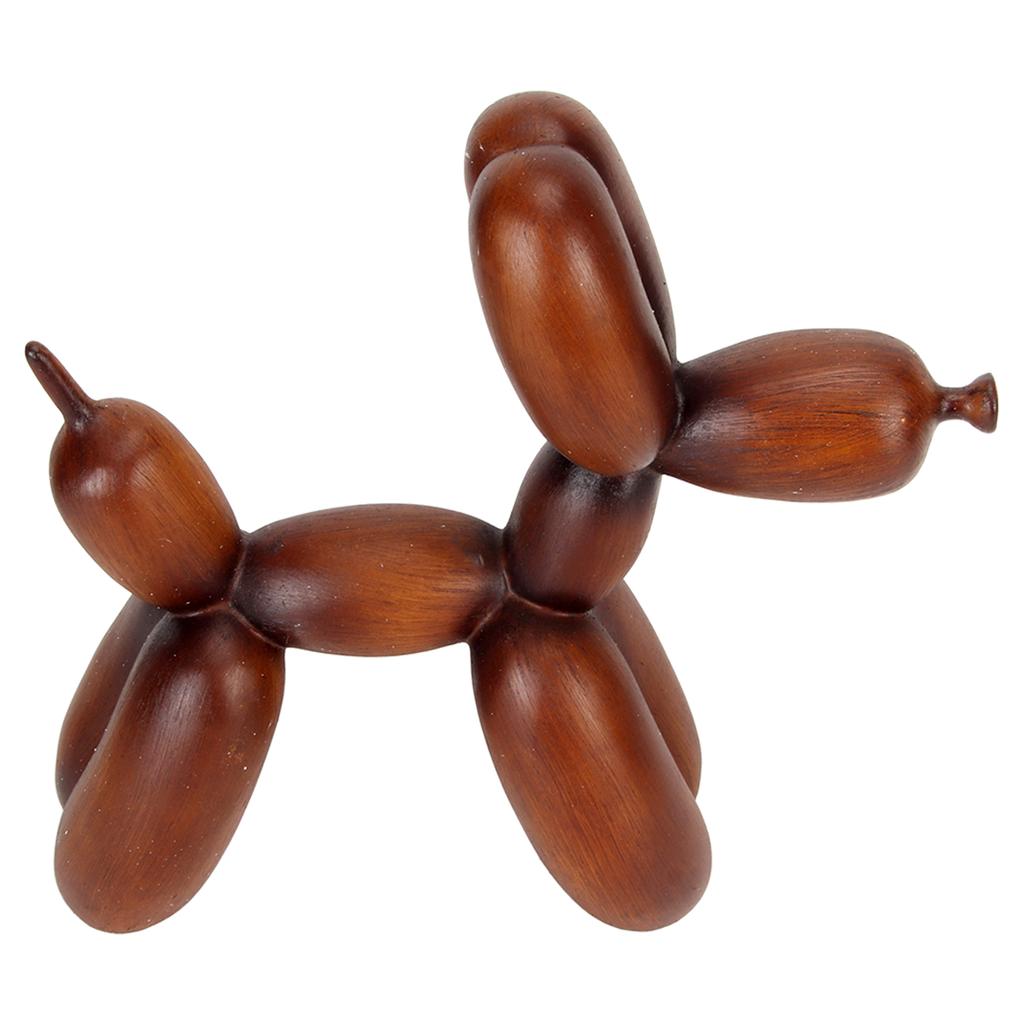 Balloon Dog Statue Colorfast Resin Smoothing Safe Durable Decorative Dog Figurine for Family Office