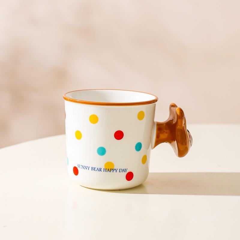 Creative Personality Cute Ceramic Mug Couple Cup Water Cup Coffee Cup Girl Birthday Gift Niche Gift
