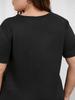 Plus Size - Plus Size - Plus Size Women'S Casual T-Shirt - Stretch Round Neck Summer Top, Machine Washable Comfortable Fit, Women'S T-Shir