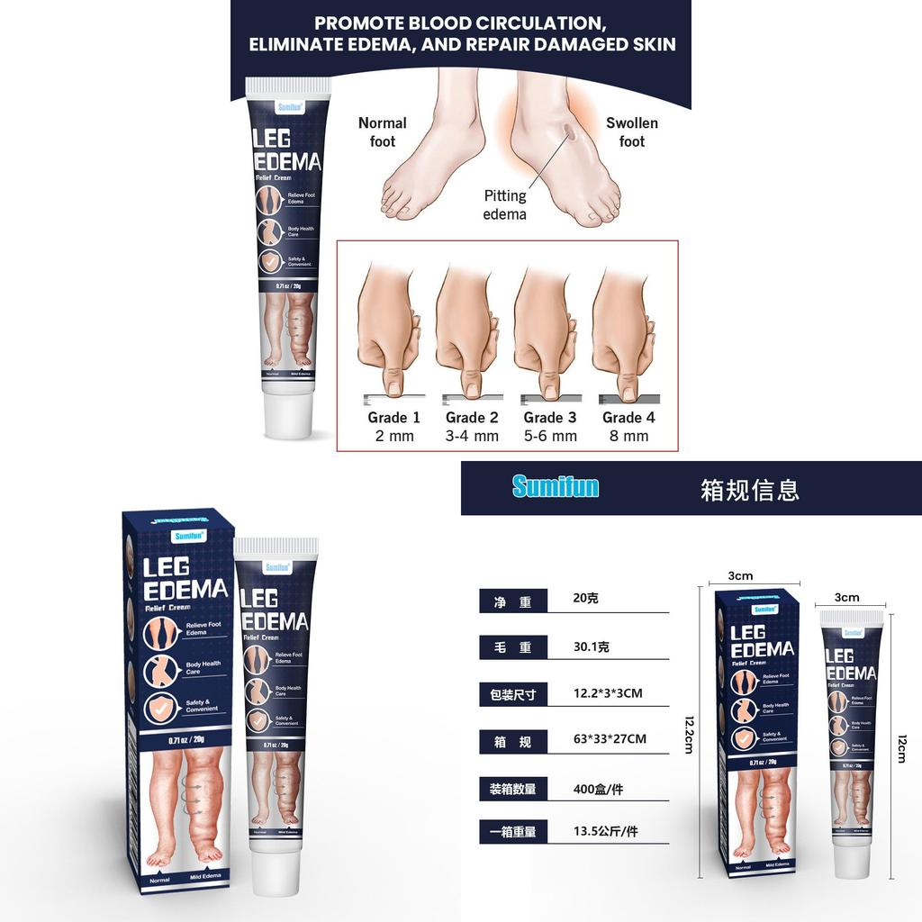 Gel Sollievo Ritenzione Idrica Gambe Per Riduzione Gonfiore E Circolazione Sana
