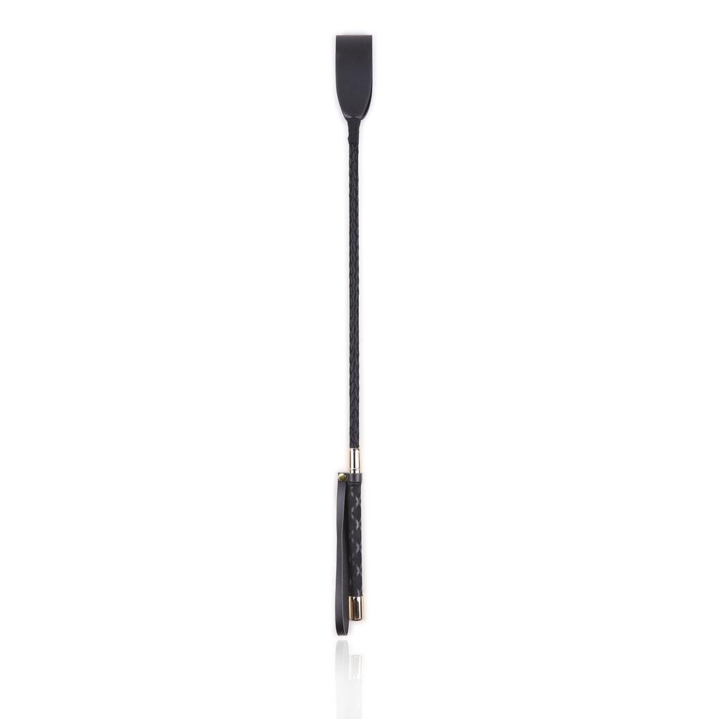 30-60CM Black PU Leather Spanking Paddle Long Whip Flirting Slave BDSM Flogger Sex Toys For Woman G Spot Sex Shop