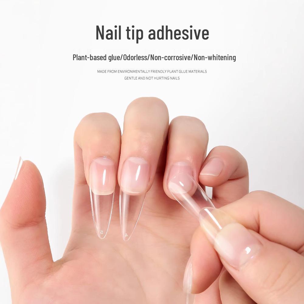 Ennisi Nail Tip Adhesive UV Gel Glue: Nail Salon Extension Base Coat (Soak Off, UV Lamp Required)