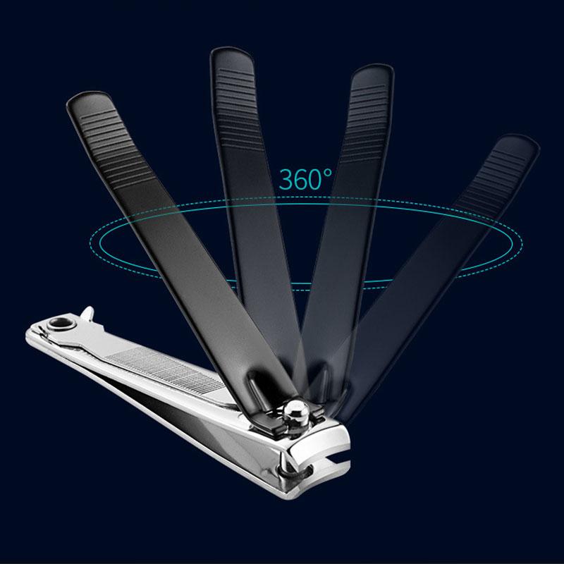 Nail Art Clippers i rustfritt stål Manikyr Filer Fingerneglekutter Nail Nipper Tånegletrimmer Neglesaks
