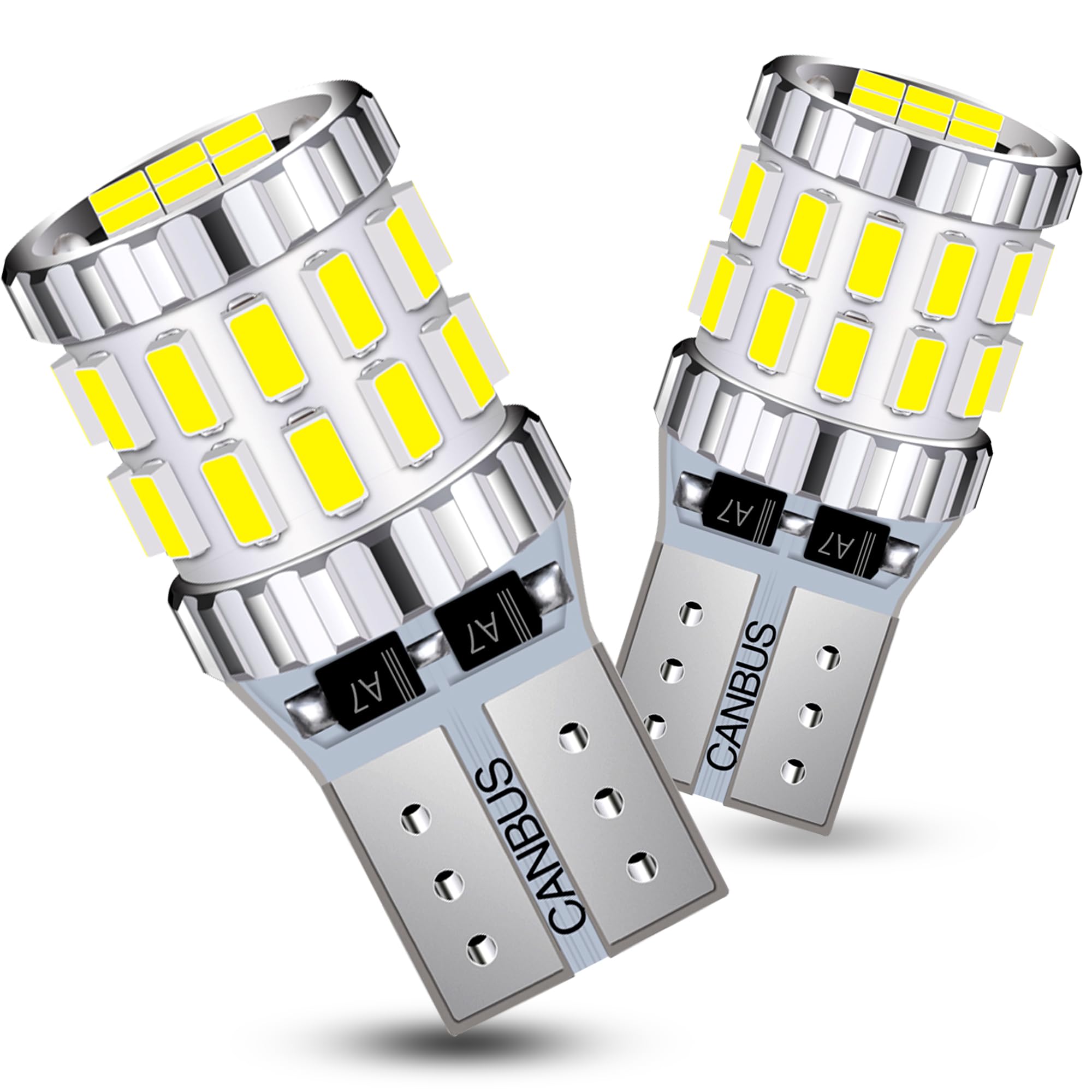 

T10 Светодиодная автомобильная светодиодная лампа DC12V-24V двойного назначения с CANBUS-обманкой, Высокий взрывной свет, W5W,