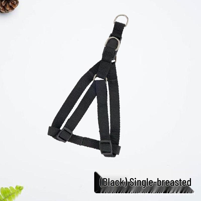 Reflective Adjustable Harness and Leash for Medium to Large Dogs - Outdoor Pet Supplies