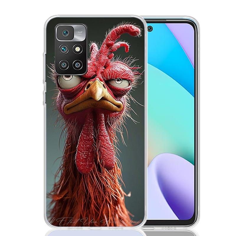 Chicken Hen Rooster For Xiaomi Redmi 13C 13 12C 12 14C Phone Case 10 10A 10C 9 9A 9C 9T 8A 8 7A 7 6A 6 Pro K70 K60 K40 K20 S2 10
