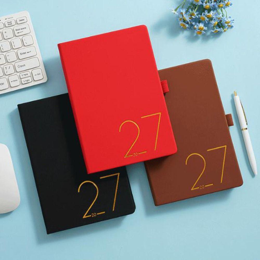 English 2027 Schedule Planner Notepad 12 Months To-do List Notebook Office Work Planner  Stationery