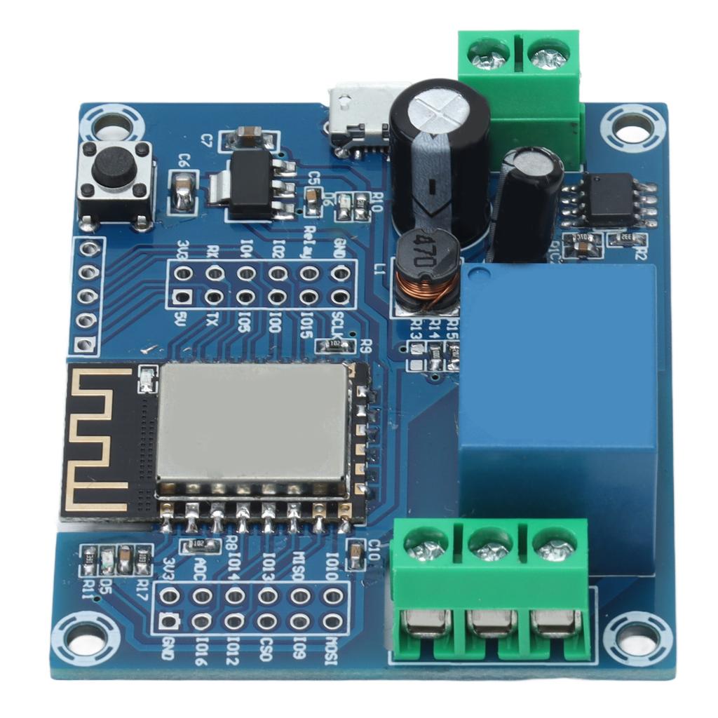 1 Kanal ESP8266 Relaismodul WIFI Steuerung Entwicklungsboard ESP‑12F mit Stiftleisten