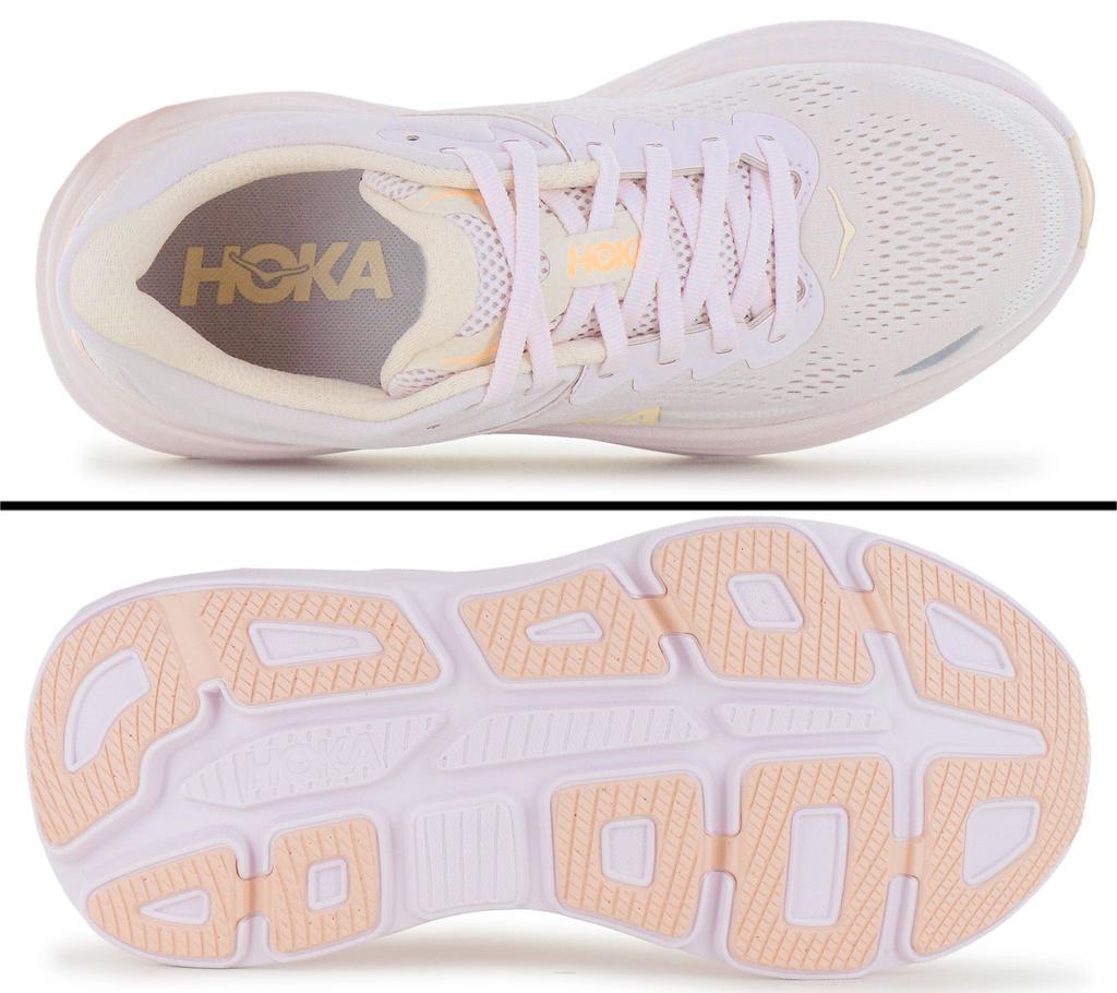 HOKA Bondi 9 W - Damen Laufschuhe Running Schuhe Rosa 1162012-LRMT ORIGINAL