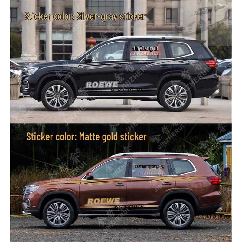 Niestandardowe naklejki samochodowe dla SAIC Roewe RX8/RX5MAX - Personalizowane paski i naklejki na karoserię