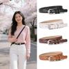 Korean Style Scalloped Edge Women's Pin Buckle PU Leather Belt - Versatile Summer Casual Jeans Accessory