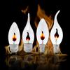 Candle Tail Flame Effect Home Tungsten Wire Candle Tip Lamp Candle Light Night Light LED Light Bulb