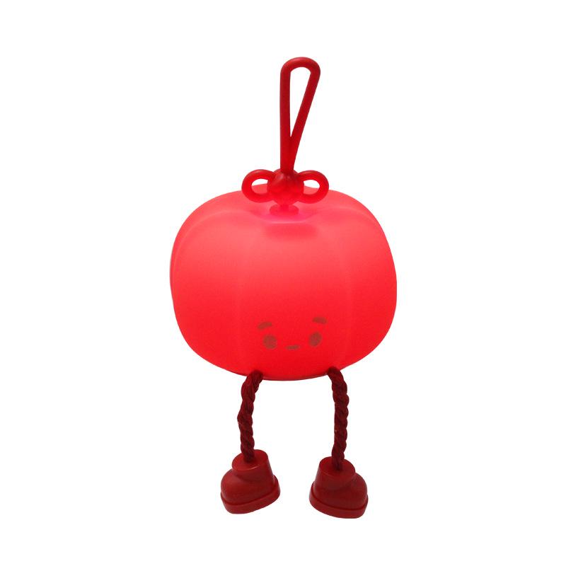 2026 New Year Lantern Silicone Night Light: Induction Patting Light for Lantern Festival & Children's Spring Festival Gift