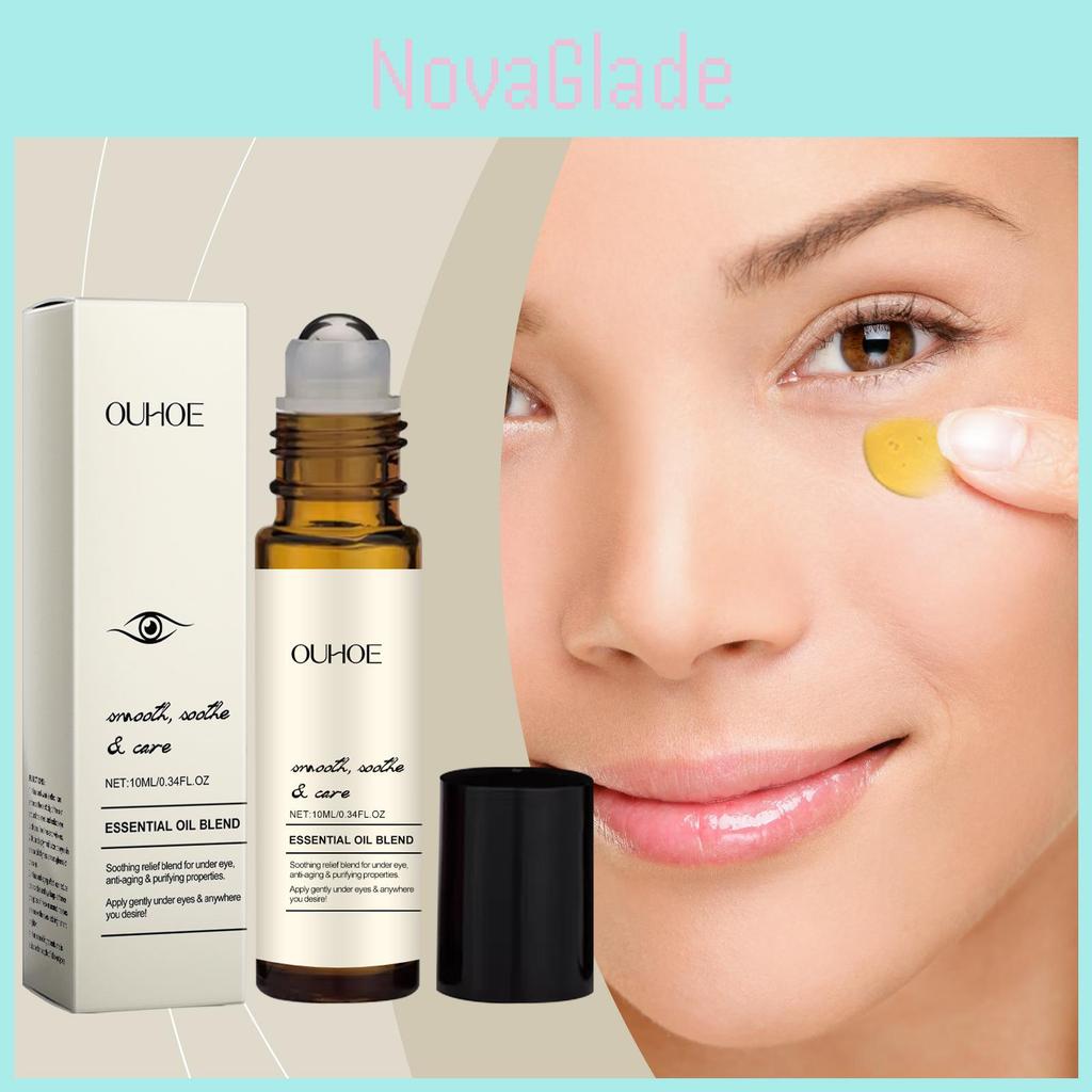Ouhoe Tightening Eye Roller Essential Oil Gentle Hydrating Firming Eye Care Solution