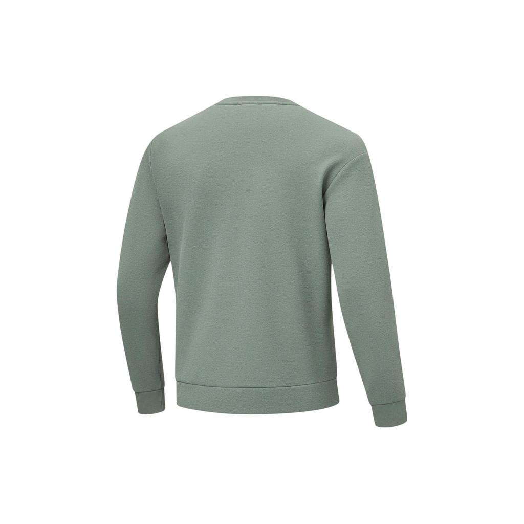 Li Ning Fitness Series Sweatshirt Men's Gray Green AWDT789-4