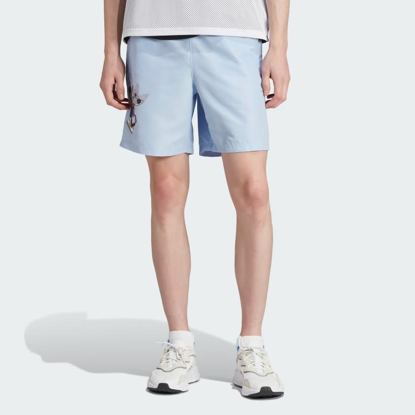Adidas Originals Remote Graphic Shorts Men Shorts Blue IM9977