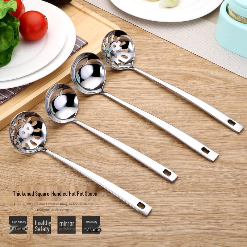 ZISIZ Thickened Stainless Steel Soup Spoon
