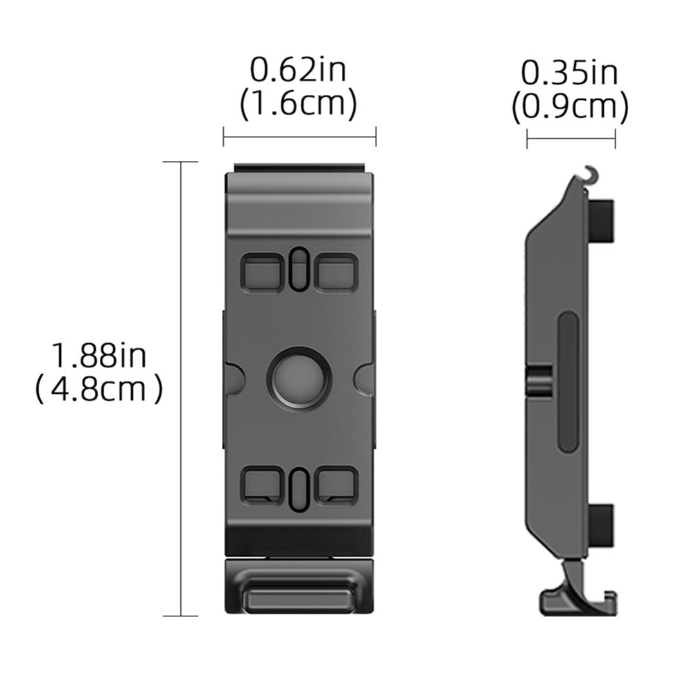 For Insta360 Ace Pro 2 Battery Cover Replacement Magnetic Battery Cover Aluminum Alloy Battery Cover Shell Camera Accessory