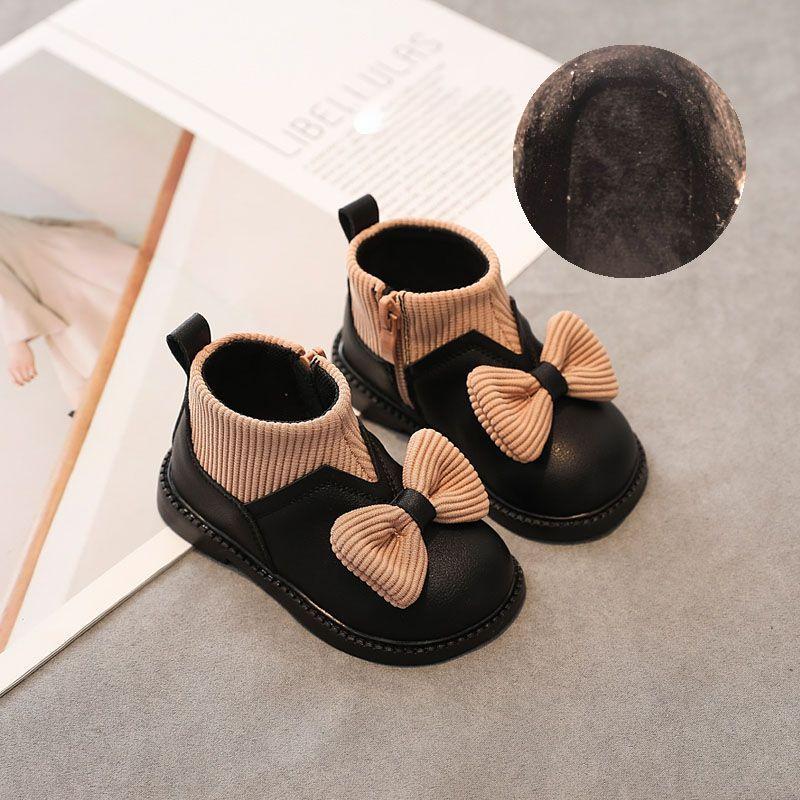 2024 Fată Bebeluș Cizme Scurte de Pluș cu Talpă Moale Pantofi din Piele pentru Copii Pantofi de Prințesă la Modă Pantof pentru Copii pentru Fată Bota Infantil Menina