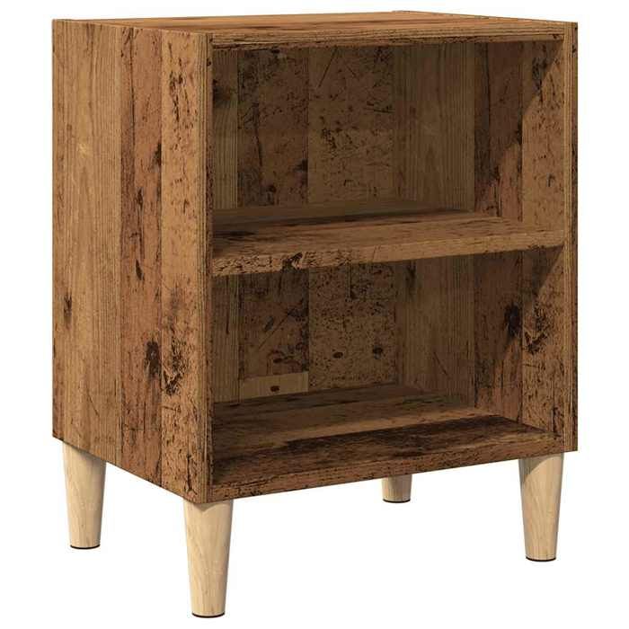 VidaXL Bedside Table Old Wood 40x30x50 Cm Engineered Wood, Side Table, Bedside Cabinet, Side Table for 856416