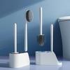 Toilet Brush Set Space saving Solution Quick Drying Toilet Bowl Brush & Holder for Efficient Bathroom Maintenance