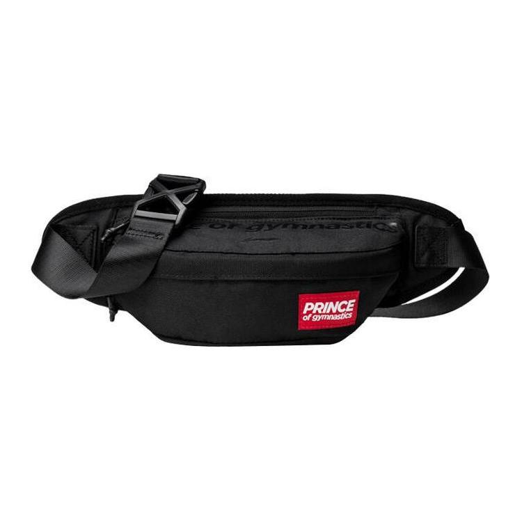 

Новая полиэстеровая сумка-слинг LiNing, поясная сумка, обычная, унисекс, черная ABLR186-1 39.1*8.1*13.0CM