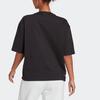 Adidas Future Icons Badge Of Tee Logo Print Round Neck Short Sleeve T-Shirt Women Tops Black HK0504