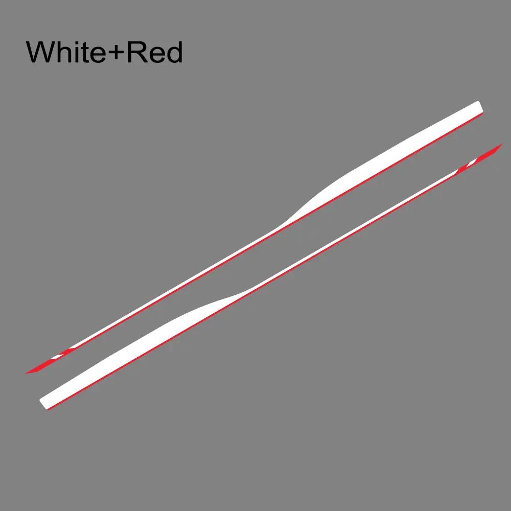 

2PCS Car Door Side Skirt Line Stickers Sport Style Vinyl Decals Auto Body Decoration Stickers Accessories For Dodge Challenger 350x11cm