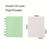 Multi-pockets 3 Inch Photo Album INS Style Idol Cards Collect Book Kpop Card Holder Loose-leaf Binder Photocard Holder