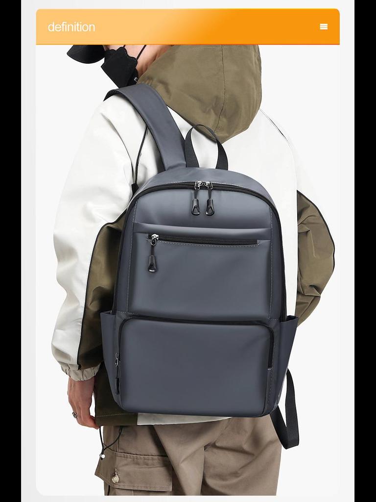 High-End Fashion Waterproof Backpack for Business, Travel, or School - Men's and Women's Versatile Laptop Bag