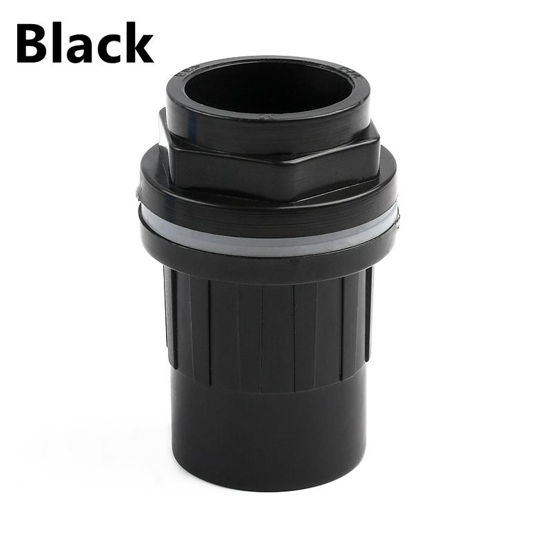 

1~10PCS 20/25/32/40/50mm Hi-Quality PVC Pipe Connectors Thicken Fish Tank Drain Garden Irrigation Aquarium Inlet Outlet Joints Inner Diameter 16mm&1 piece чёрный