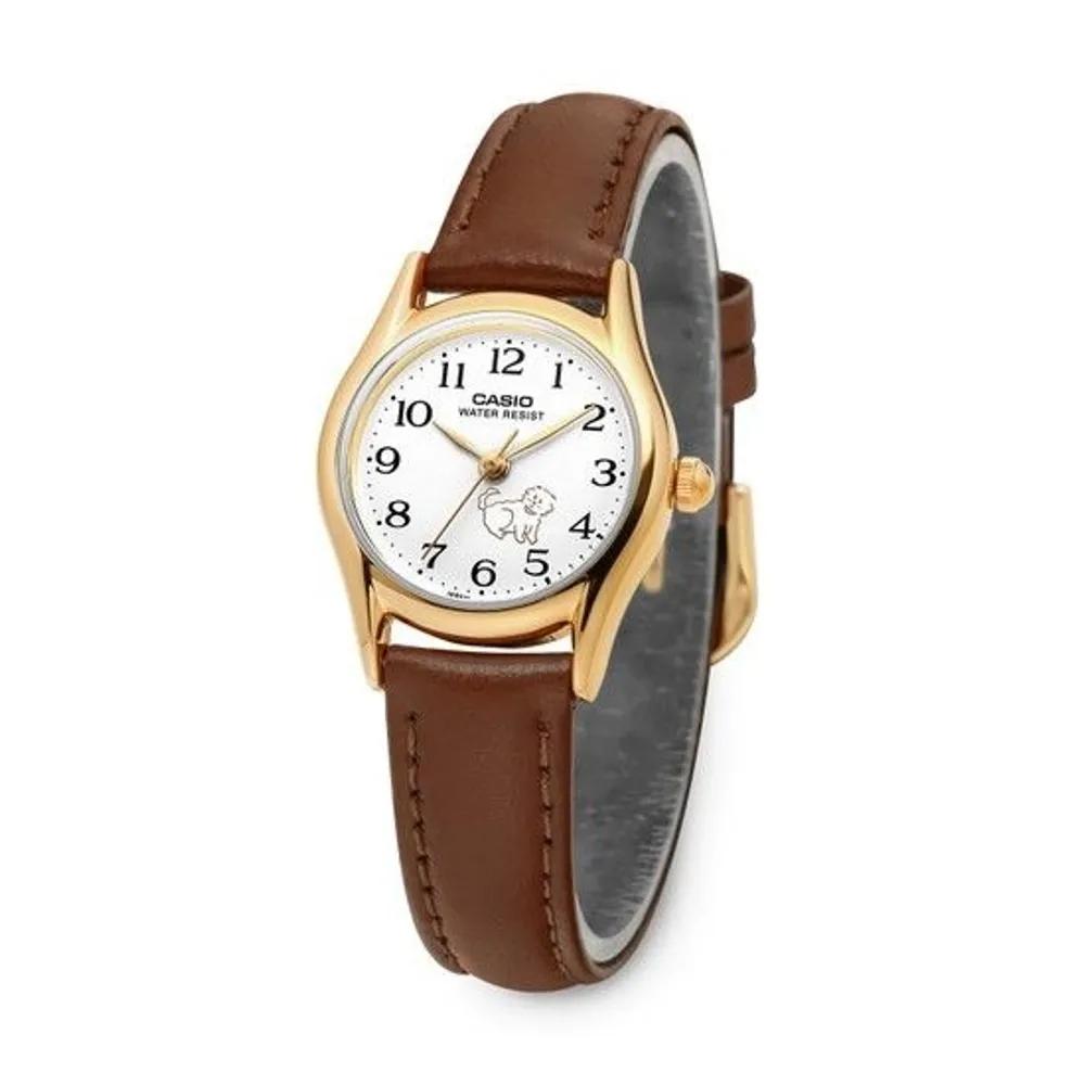 Women's Analog Leather Wristwatch (LTP 1094Q 7B7RDF)
